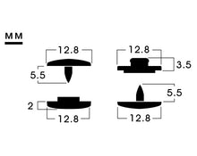 Load image into Gallery viewer, 12.8mm Double-sided Plastic Press Snap Fastener | KPS-A128