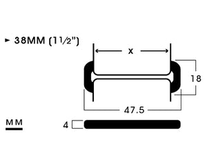 38MM (1-1/2”) POM ループ | B2L-6