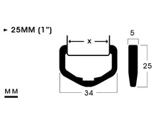 Load image into Gallery viewer, 25MM (1”) POM D-ring | C1D-2