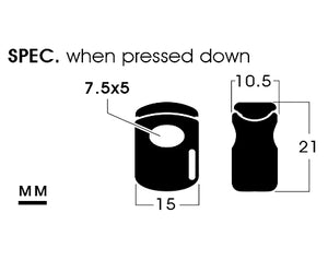 POM Functional Self-lock Cord Lock | B2CL-11