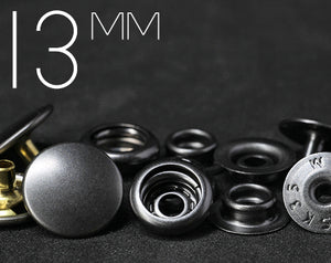YKK | 13mm Convex Top Ring-spring Snap Fastener | YC13*SK35S