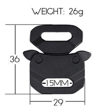 Load image into Gallery viewer, 16MM (5/8”) Heavy-duty Zinc Alloy Tactical Quick Release Buckle | EKZB-2