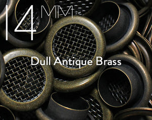 14mm Brass Mesh Eyelet | EE-N14