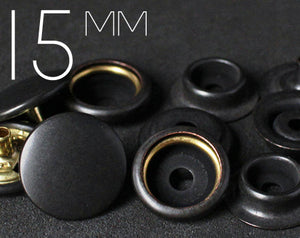 YKK | 15mm Convex Top Ring-spring Snap Fastener | YC15*SK75